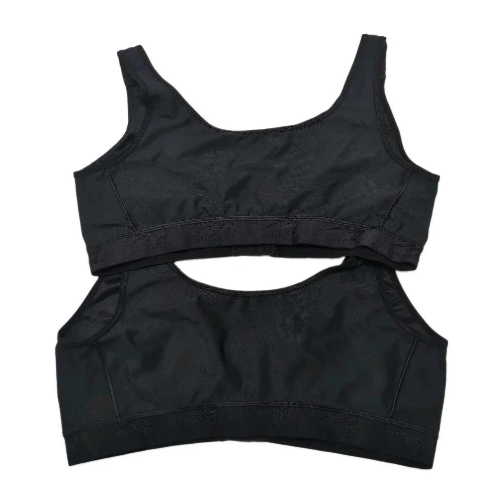 Marena Recovery Post Surgical Compression Bras Size 2XL 4648 Black Lot of 2 - Picture 2 of 5